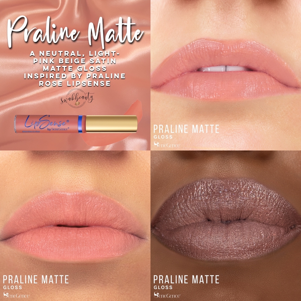 Praline Satin Matte Nude Lipgloss